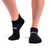 no show invisible merino wool toe socks for running